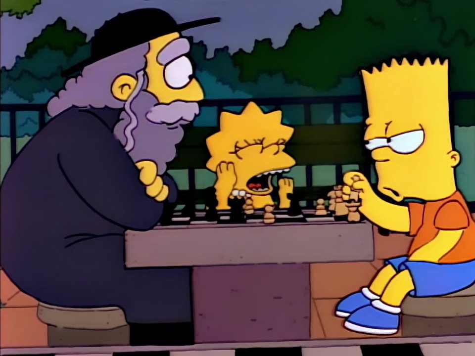 Simpsons Rappin Rabbis Frinkiac - S03E06 - Rabbi, did not a great man say, and I quote,