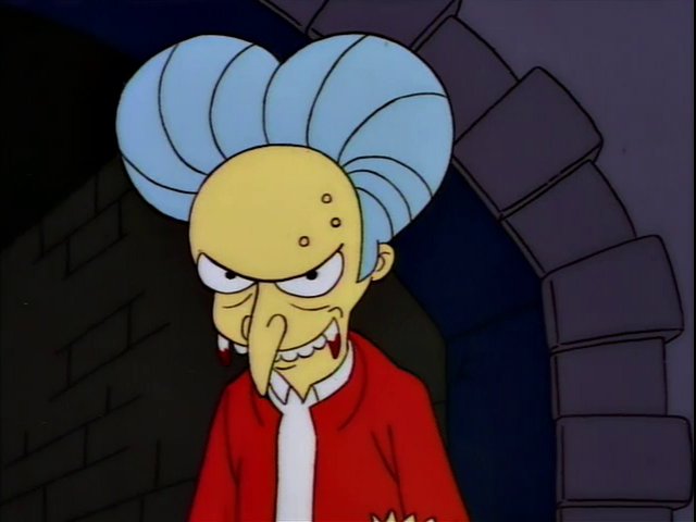 mr burns vampire