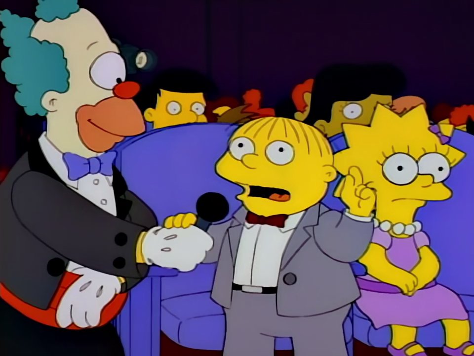 Simpsons Ralph Lisa Frinkiac - S06E03 - And is this your girlfriend, Ralph? Yes. I love ...