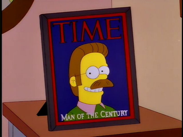 Image result for simpsons man of the century