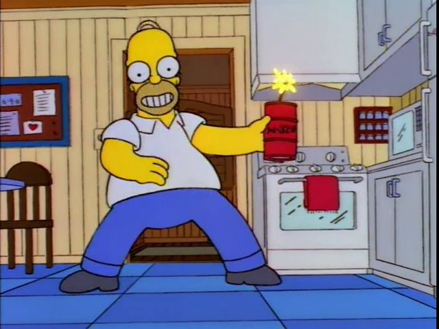 When you light the M-320 : r/SimpsonsFaces