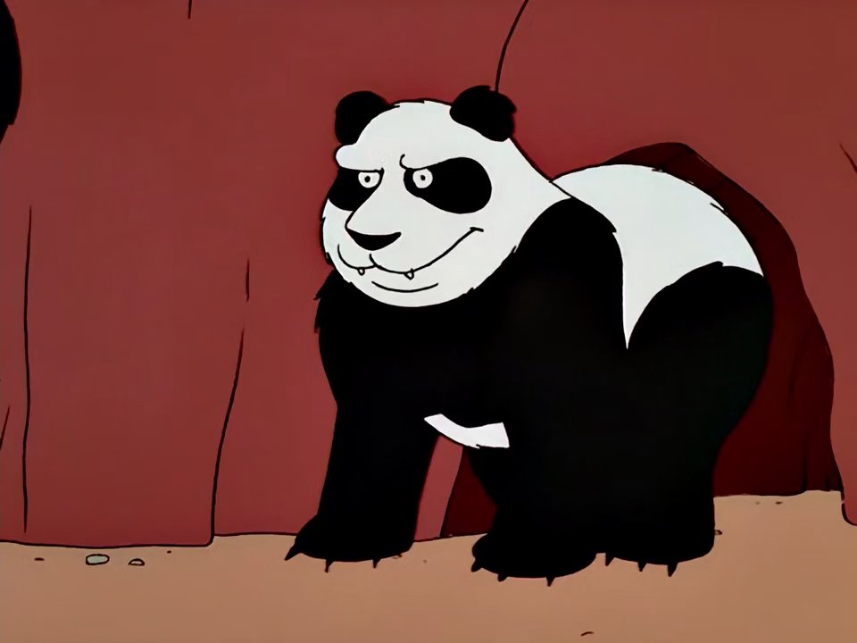 Frinkiac - S12E05 - Hey, there's our resident bull panda, Ping Ping ...