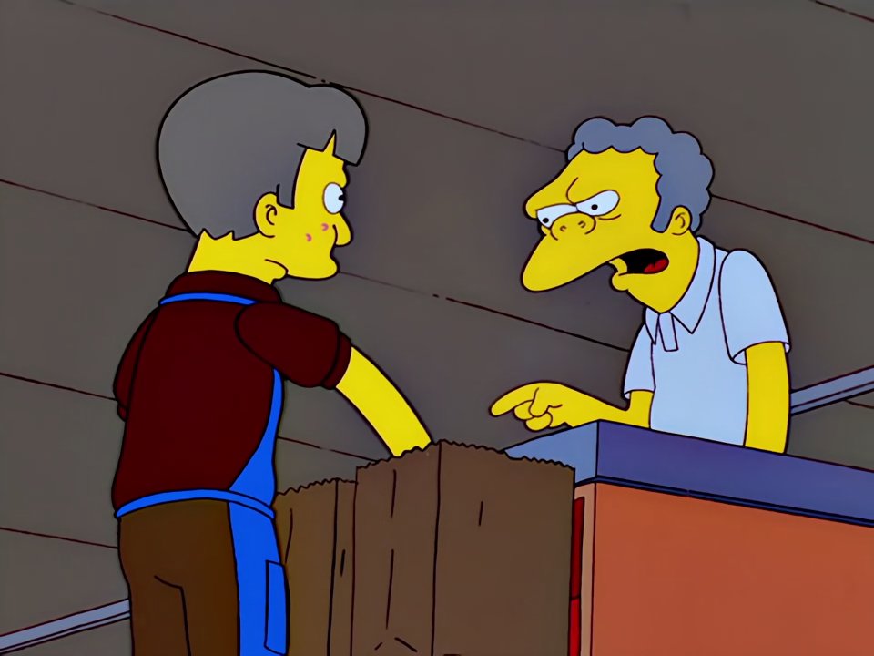 Duralog Frinkiac - S12E17 - Hey, hey, watch what you're doing there, sack ...