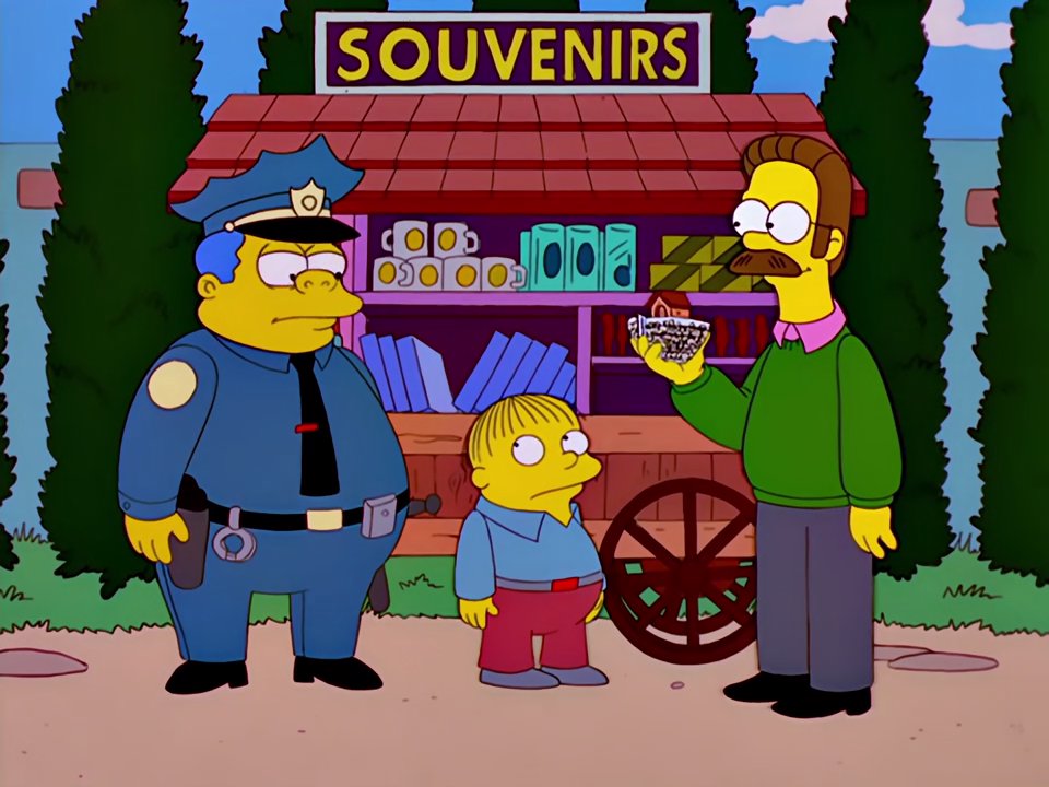 Frinkiac - S12E19 - - Nope. They're all the same-- plain. - Oh. How ...