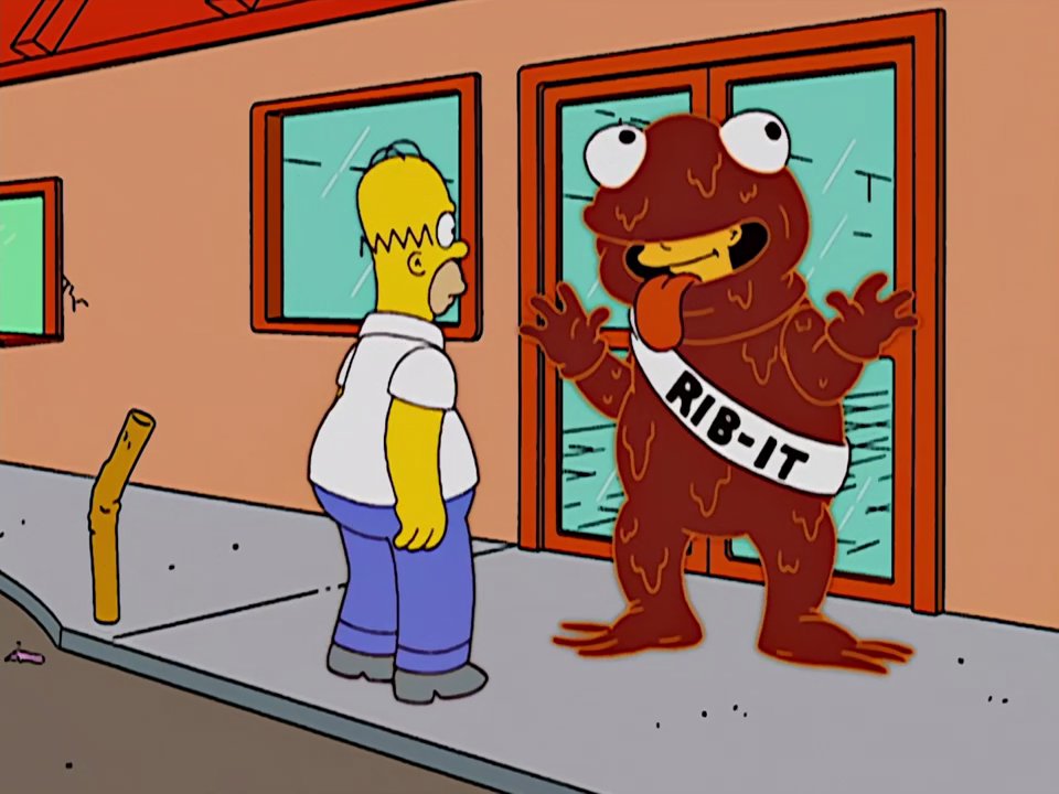 The Simpsons Ribwich Frinkiac - Simpsons Meme & GIF Generator
