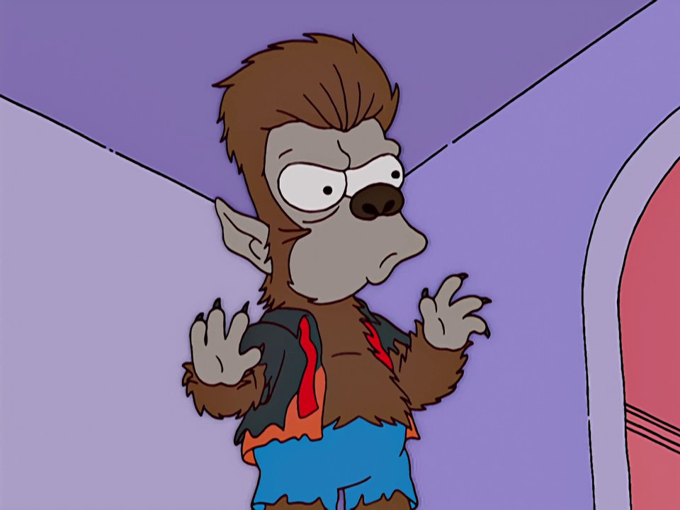 bart simpson werewolf