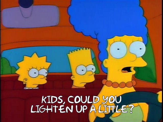 remember that time Nelson hospitalized Milhouse for passing Lisa's note ...