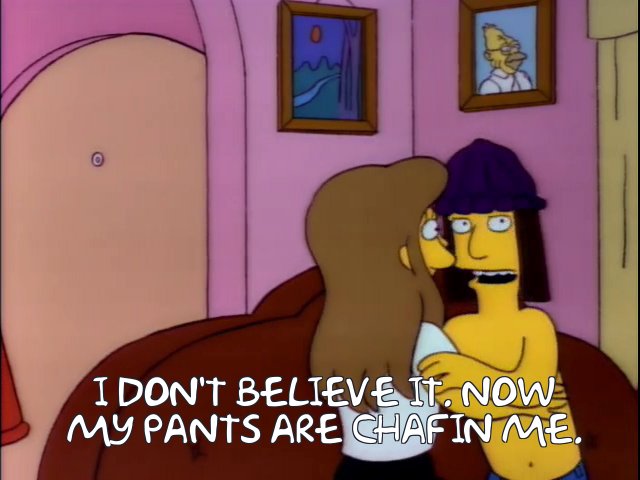 1173705.jpg?b64lines=IEkgRE9OJ1QgQkVMSUVWRSBJVC4gTk9XCiBNWSBQQU5UUyBBUkUgQ0hBRklOIE1FLg==