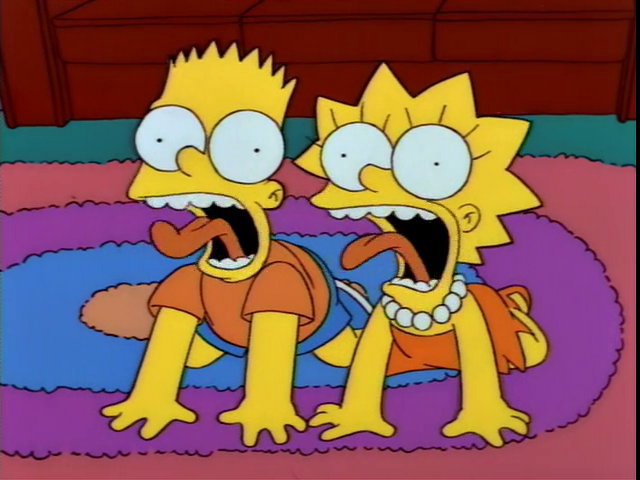 Lisa's screaming face was taken the third episode of season 5 "Ho...