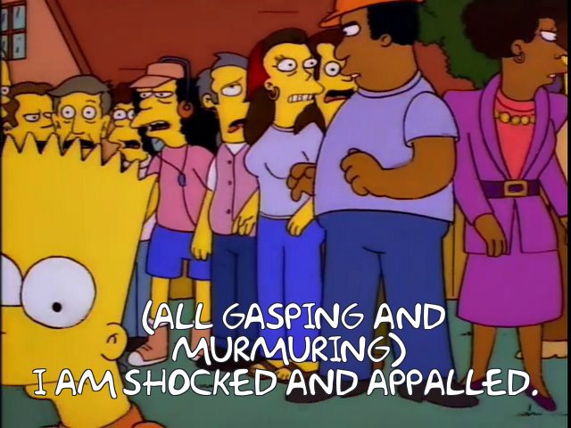 Frinkiac S08e08 All Gasping And Murmuring I Am Shocked And Appalled