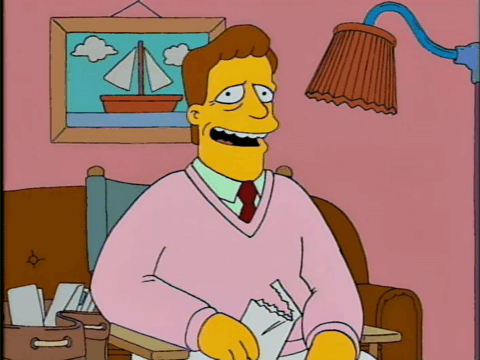 gif of Troy McClure from the Simpsons talking, from the 138th episode spectacular
